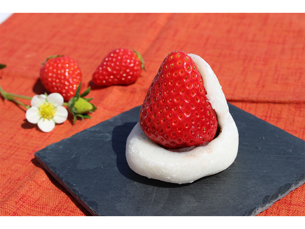 大粒いちご大福(1箱6個入り)【燦燦園】 – 宮城県内各地の美味しいをお
