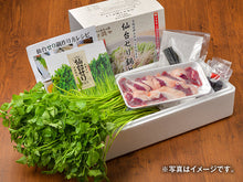 画像をギャラリービューアに読み込む, 野田鴨 せり鍋セット 4~5人前 2セット【漁亭浜や】